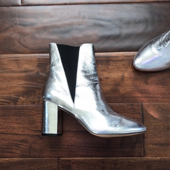 Rebecca Minkoff Shoes - WORN ONCE! Rebecca Minkoff Metallic Leather Boots